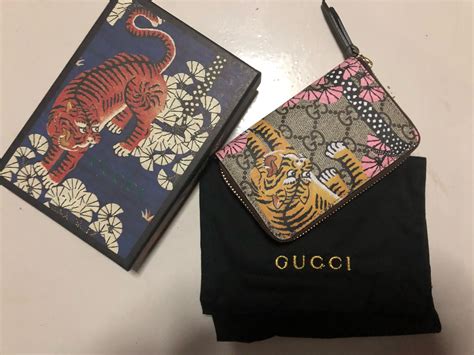 gucci ties red tiger|Gucci bengal tiger wallet.